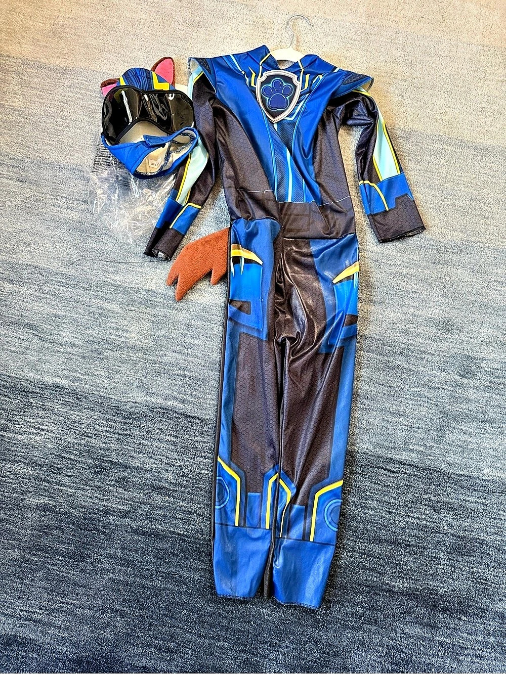 Paw Patrol Chase Deluxe Costume Blue & Black